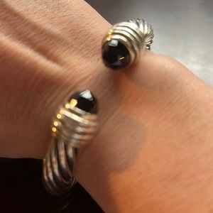 David Yurman cable bracelet onyx